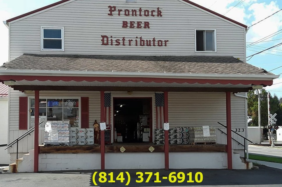 Prontock Beer Distributing  > 814 371-6910