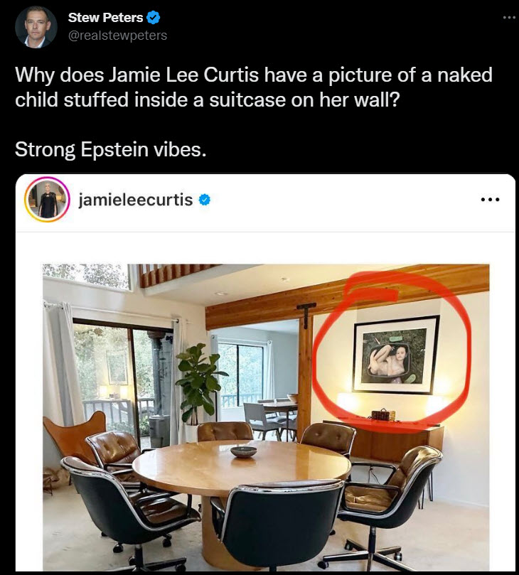 Jamie Lee Curtis Deletes Photo of a Naked Child .... - The True Great  Awakening Blog! 