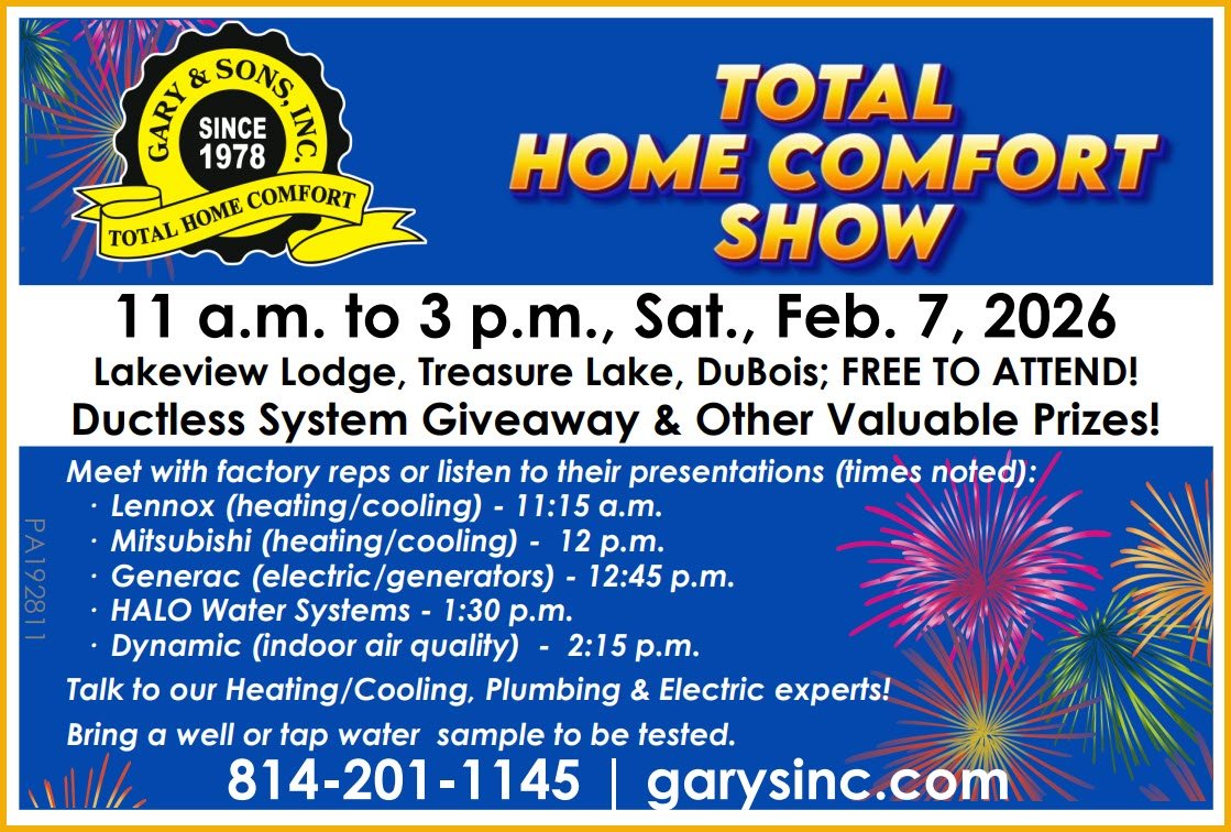 Total HOME COMFORT Show - Sat Feb 7th 11am to 3pm